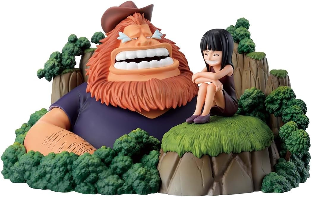 Bandai Spirits - One Piece - Jaguar D. Saul & Nico Robin - Dramatic Memories Revible Moment Ichibansho Figure