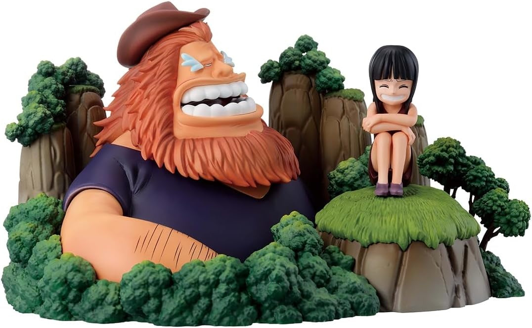 Bandai Spirits - One Piece - Jaguar D. Saul & Nico Robin - Dramatic Memories Revible Moment Ichibansho Figure