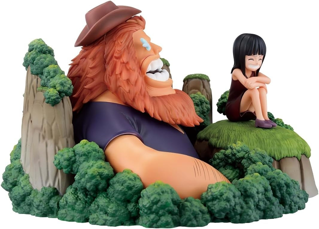 Bandai Spirits - One Piece - Jaguar D. Saul & Nico Robin - Dramatic Memories Revible Moment Ichibansho Figure