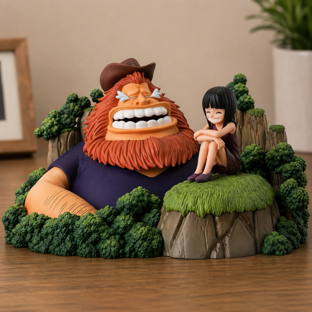 Bandai Spirits - One Piece - Jaguar D. Saul & Nico Robin - Dramatic Memories Revible Moment Ichibansho Figure