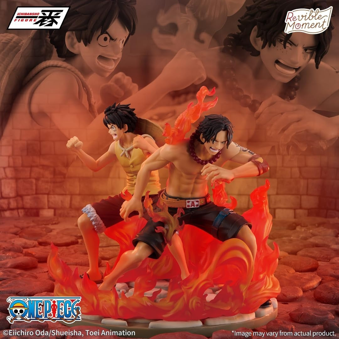 Bandai Spirits - One Piece - Portgas D. Ace & Monkey D. Luffy - Dramatic Memories Revible Moment Ichibansho Figure
