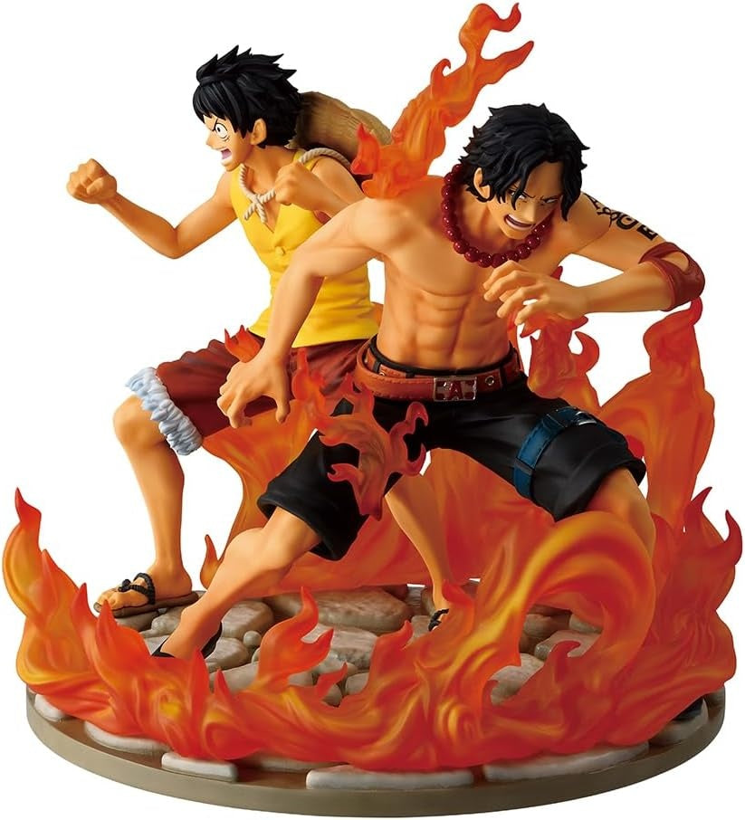 Bandai Spirits - One Piece - Portgas D. Ace & Monkey D. Luffy - Dramatic Memories Revible Moment Ichibansho Figure