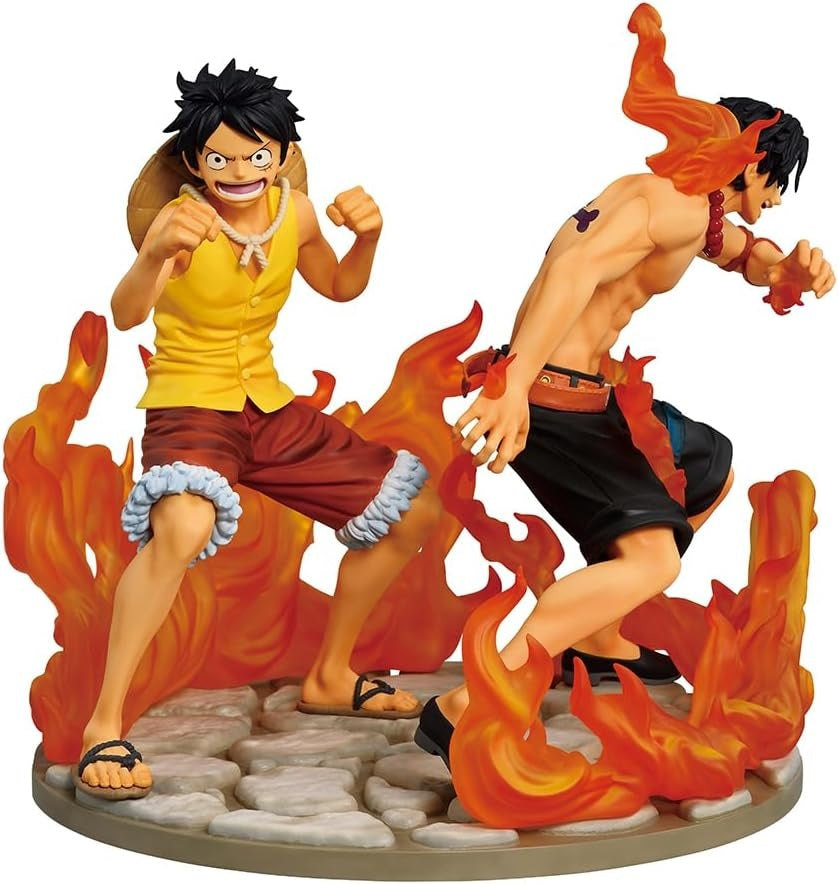 Bandai Spirits - One Piece - Portgas D. Ace & Monkey D. Luffy - Dramatic Memories Revible Moment Ichibansho Figure