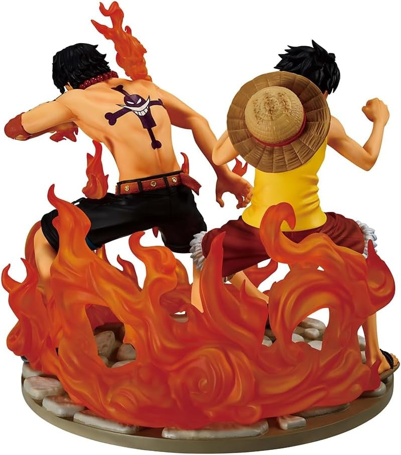 Bandai Spirits - One Piece - Portgas D. Ace & Monkey D. Luffy - Dramatic Memories Revible Moment Ichibansho Figure