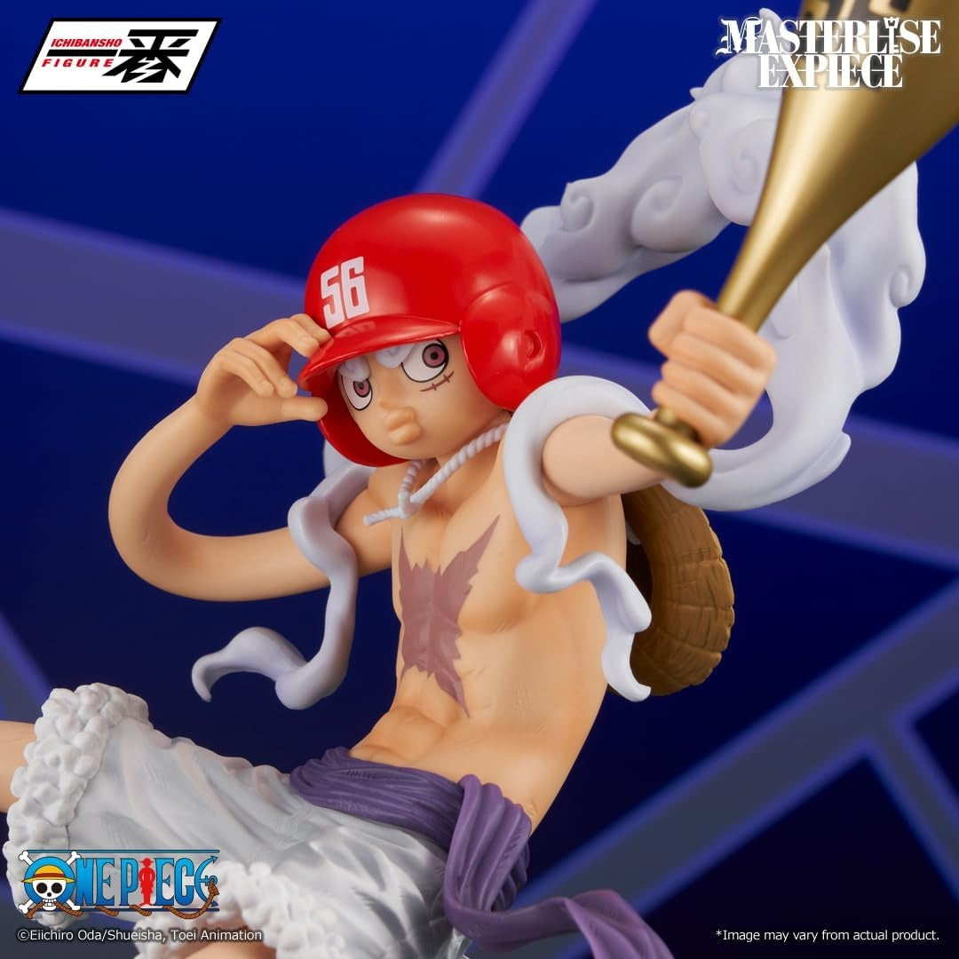 Bandai Spirits - One Piece - Monkey D. Luffy Gear 5 Baseball Version - The Future of Imagination Masterlise Expiece Ichibansho Figure