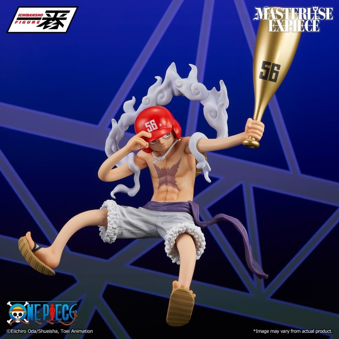 Bandai Spirits - One Piece - Monkey D. Luffy Gear 5 Baseball Version - The Future of Imagination Masterlise Expiece Ichibansho Figure