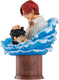 Bandai - One Piece - Shanks & Luffy Red Hair Pirates - Ichibansho Figure