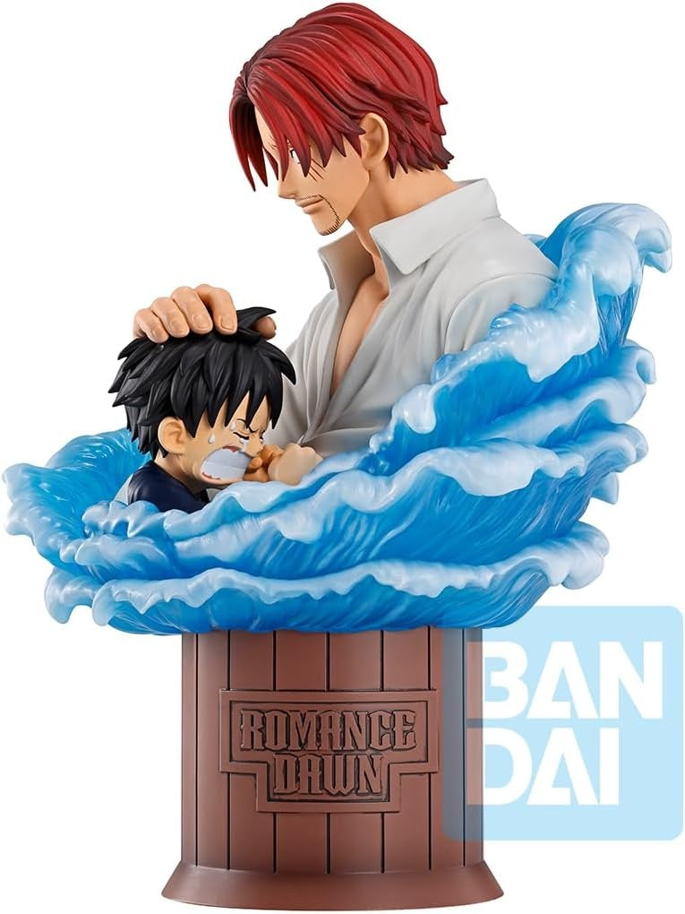 Bandai - One Piece - Shanks & Luffy Red Hair Pirates - Ichibansho Figure