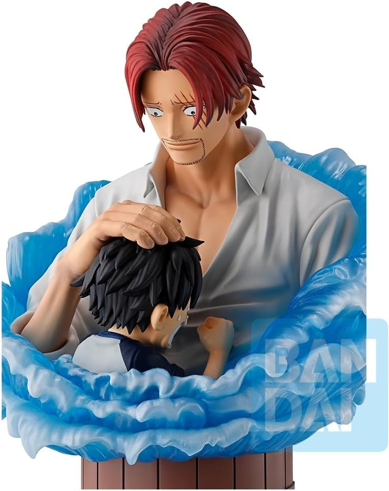 Bandai - One Piece - Shanks & Luffy Red Hair Pirates - Ichibansho Figure