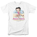 Betty Boop - Beach Betty - Adult Unisex Short Sleeve T-Shirt - White