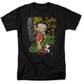 Betty Boop - Luau Lady - Adult Unisex Short Sleeve T-Shirt - Black