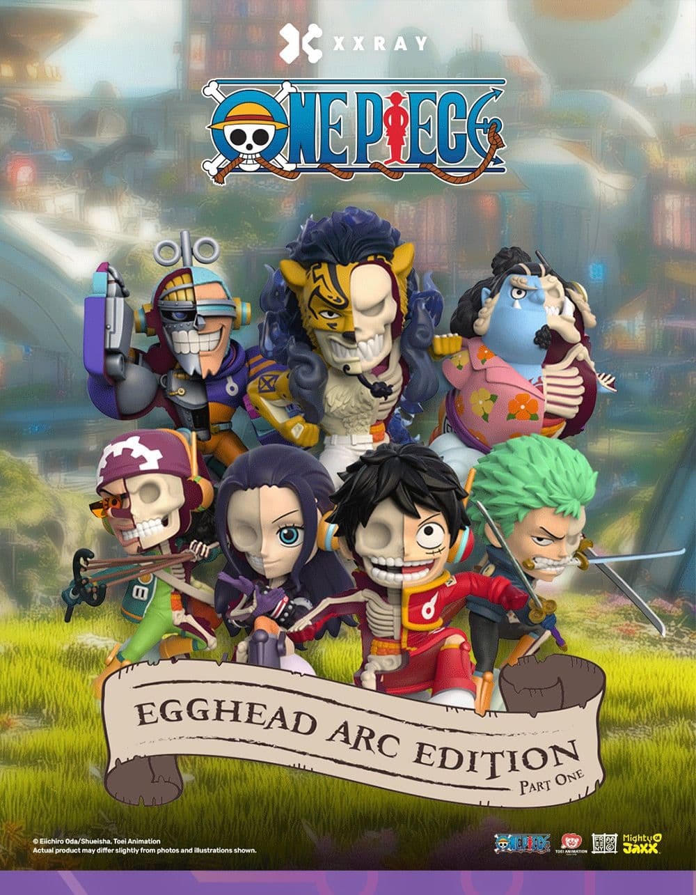 Mighty Jaxx XXRAY: One Piece Egghead Arc Series Part 1 Blind Box