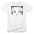 Betty Boop - Close Up - Adult Unisex Short Sleeve T-Shirt - White