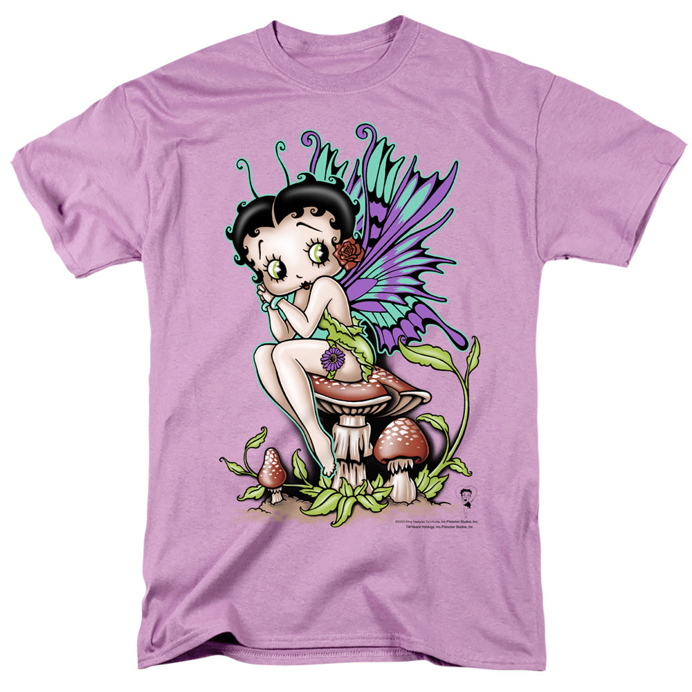Betty Boop - Fairy - Adult Unisex Short Sleeve T-Shirt - Blue