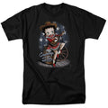 Betty Boop - Country Star - Adult Unisex Short Sleeve T-Shirt - Black