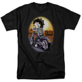 Betty Boop - Wild Biker - Adult Unisex Short Sleeve T-Shirt - Black