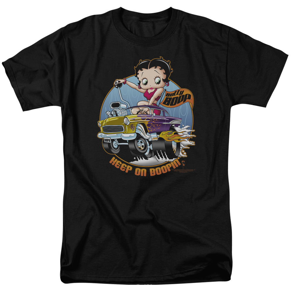 Betty Boop - Keep On Boopin - Adult Unisex Short Sleeve T-Shirt - Black