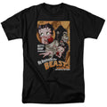 Betty Boop - Boyfriend The Beast - Adult Unisex Short Sleeve T-Shirt - Black
