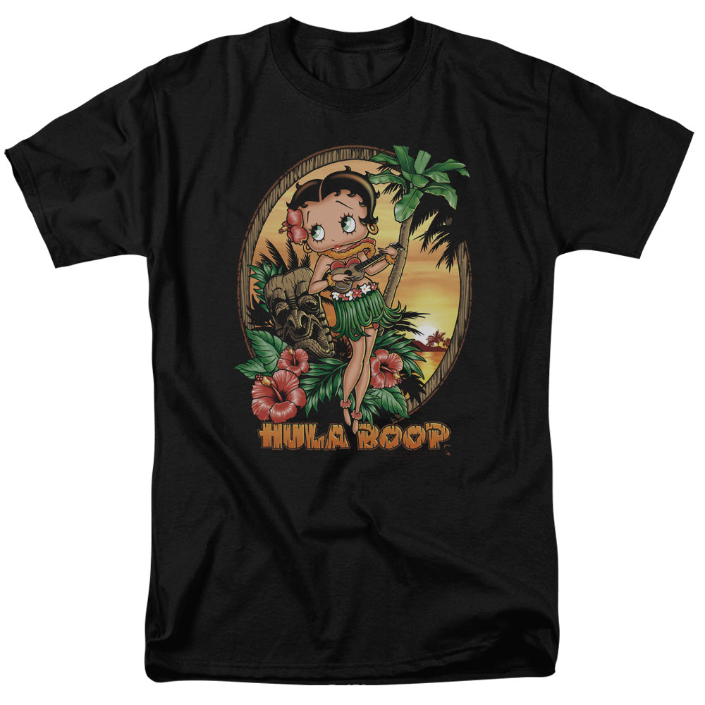 Betty Boop - Hula Boop Ii - Adult Unisex Short Sleeve T-Shirt - Black