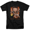 Betty Boop - Sunset Rider - Adult Unisex Short Sleeve T-Shirt - Black