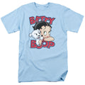Betty Boop - Forever Friends - Adult Unisex Short Sleeve T-Shirt - Blue