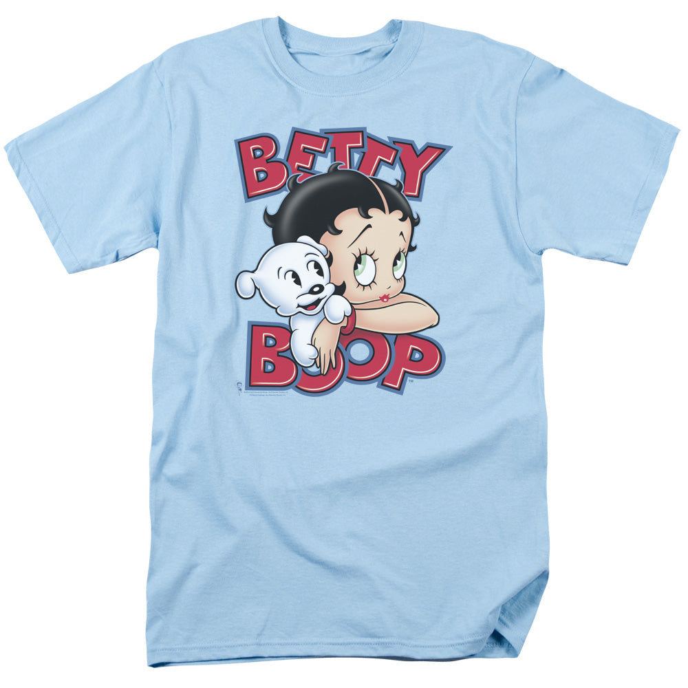 Betty Boop - Forever Friends - Adult Unisex Short Sleeve T-Shirt - Blue