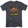Betty Boop - Bettys Motorcycles - Adult Unisex Short Sleeve T-Shirt - Gray