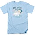 Betty Boop - Boop Bubbles - Adult Unisex Short Sleeve T-Shirt - Blue