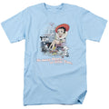 Betty Boop - So Many Shoes - Adult Unisex Short Sleeve T-Shirt - Blue