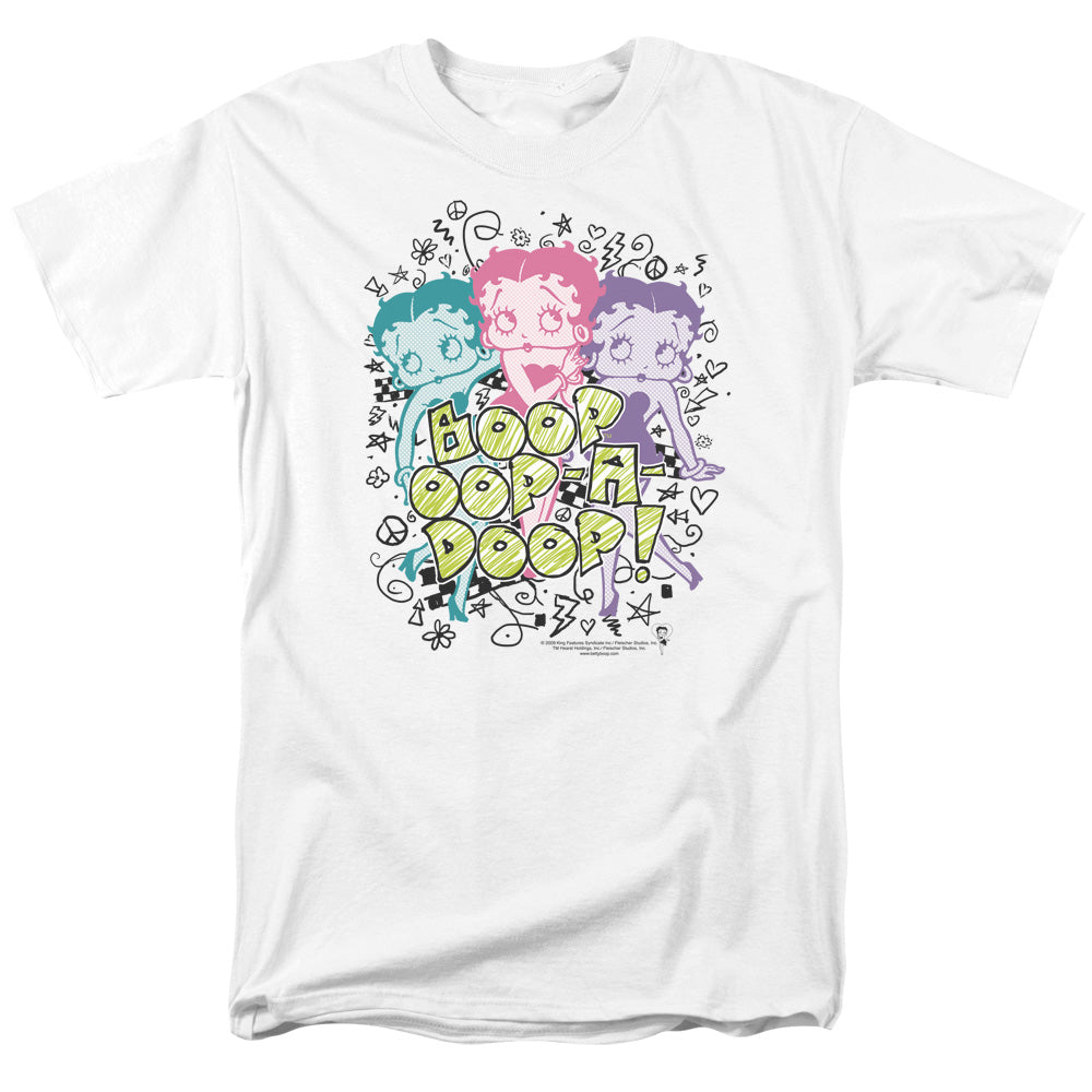 Betty Boop - Sketch - Adult Unisex Short Sleeve T-Shirt - White