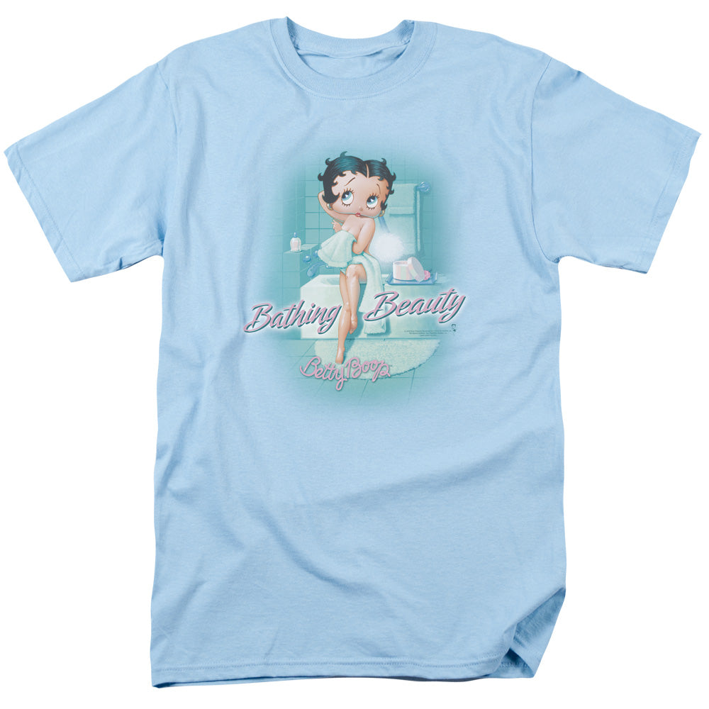Betty Boop - Bathing Beauty - Adult Unisex Short Sleeve T-Shirt - Blue
