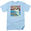 Betty Boop - Hang Ten - Adult Unisex Short Sleeve T-Shirt - Blue