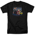 Betty Boop - Hot Rod Boop - Adult Unisex Short Sleeve T-Shirt - Black