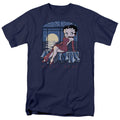 Betty Boop - Moonlight - Adult Unisex Short Sleeve T-Shirt - Blue