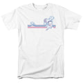 Betty Boop - Reto Surf Band - Adult Unisex Short Sleeve T-Shirt - White