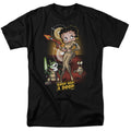Betty Boop - Star Princess - Adult Unisex Short Sleeve T-Shirt - Black