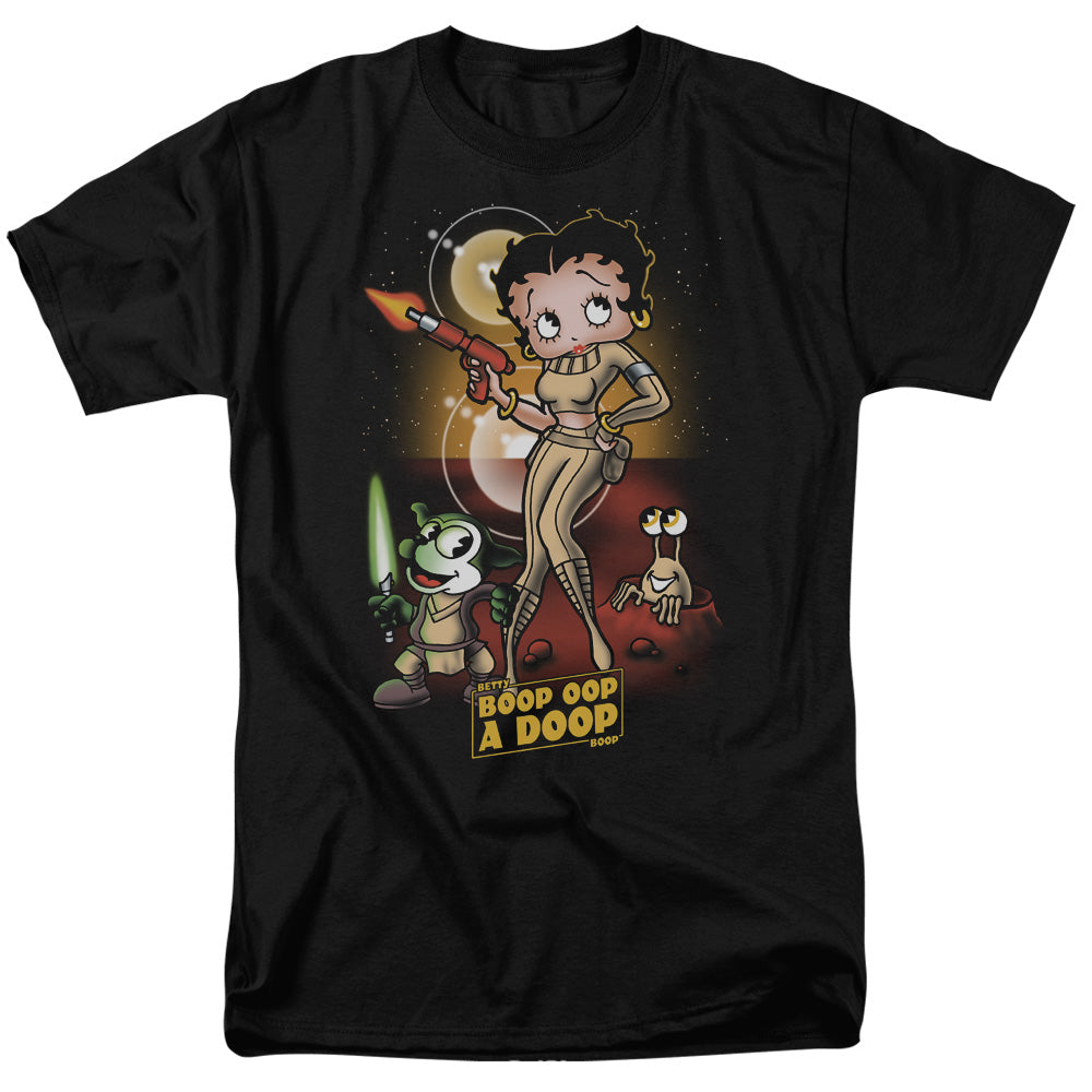 Betty Boop - Star Princess - Adult Unisex Short Sleeve T-Shirt - Black