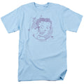 Betty Boop - Perfect Kiss - Adult Unisex Short Sleeve T-Shirt - Blue
