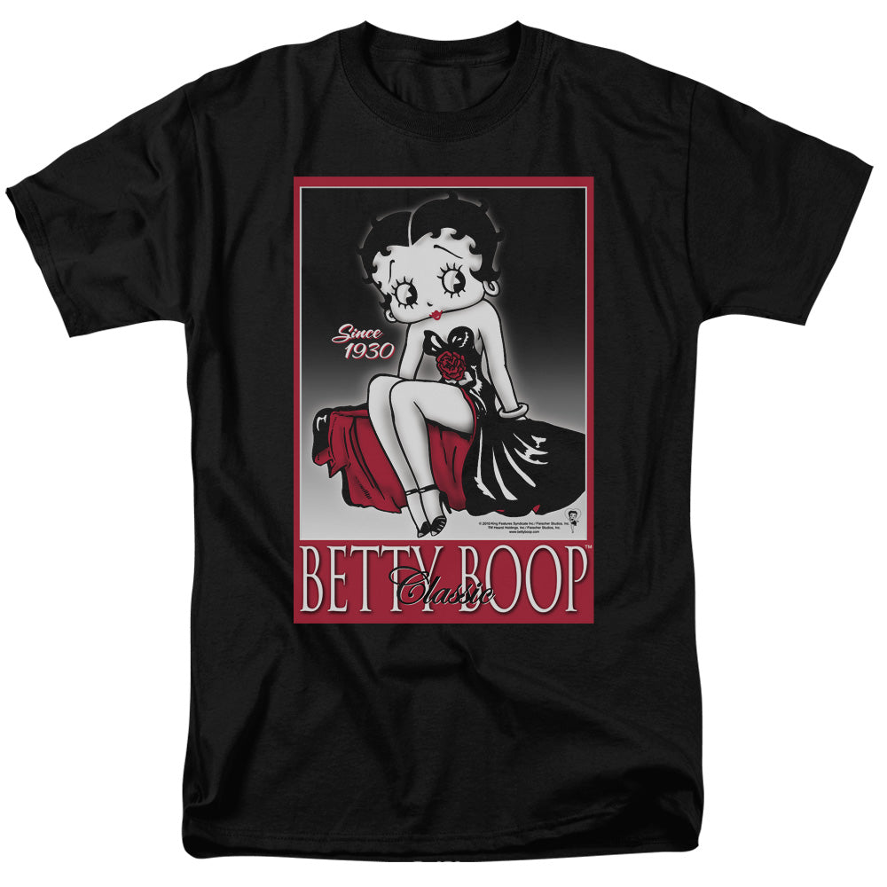 Betty Boop - Classic - Adult Unisex Short Sleeve T-Shirt - Black