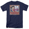Betty Boop - On Broadway - Adult Unisex Short Sleeve T-Shirt - Blue