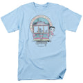 Betty Boop - Bettys Trolley - Adult Unisex Short Sleeve T-Shirt - Blue