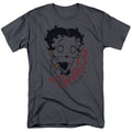 Betty Boop - Classic Zombie - Adult Unisex Short Sleeve T-Shirt - Gray