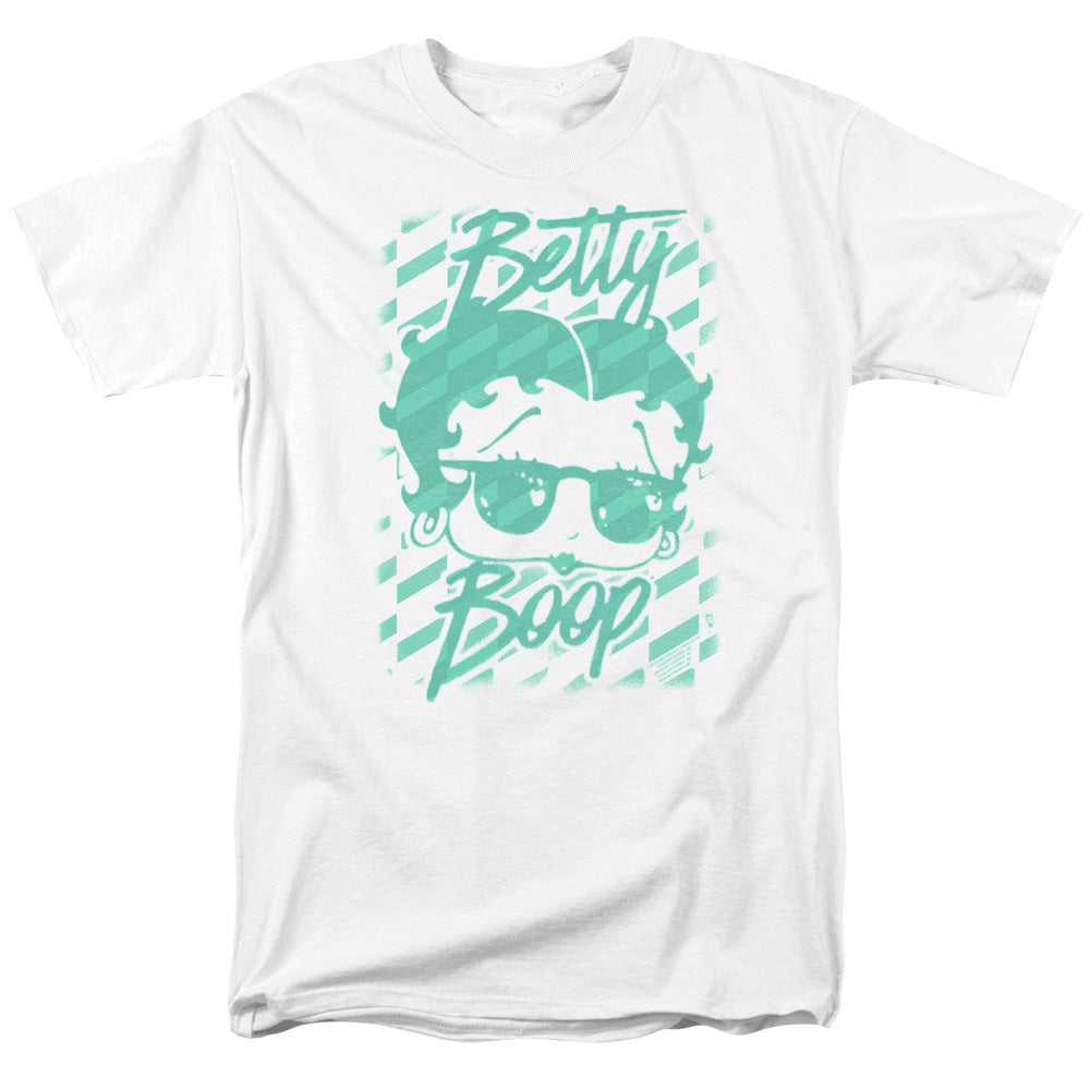 Betty Boop - Summer Shades - Adult Unisex Short Sleeve T-Shirt - White