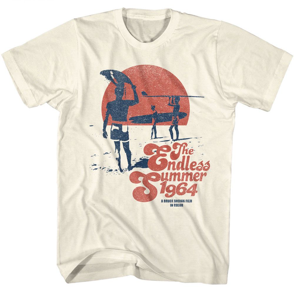 Bruce Brown Films - The Endless Summer 1964 - American Classics - Solid Off-White Adult Short Sleeve T-Shirt