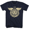 Bruce Brown Films - On Any Sunday 1971 - American Classics - Solid Blue Adult Short Sleeve T-Shirt