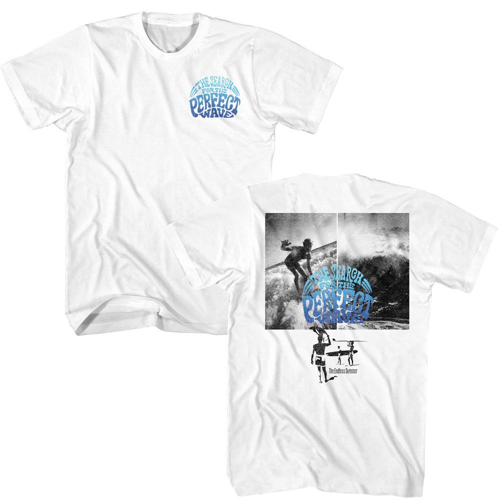 Bruce Brown Films - Search For The Perfect Wave - American Classics - Solid White Adult Short Sleeve T-Shirt