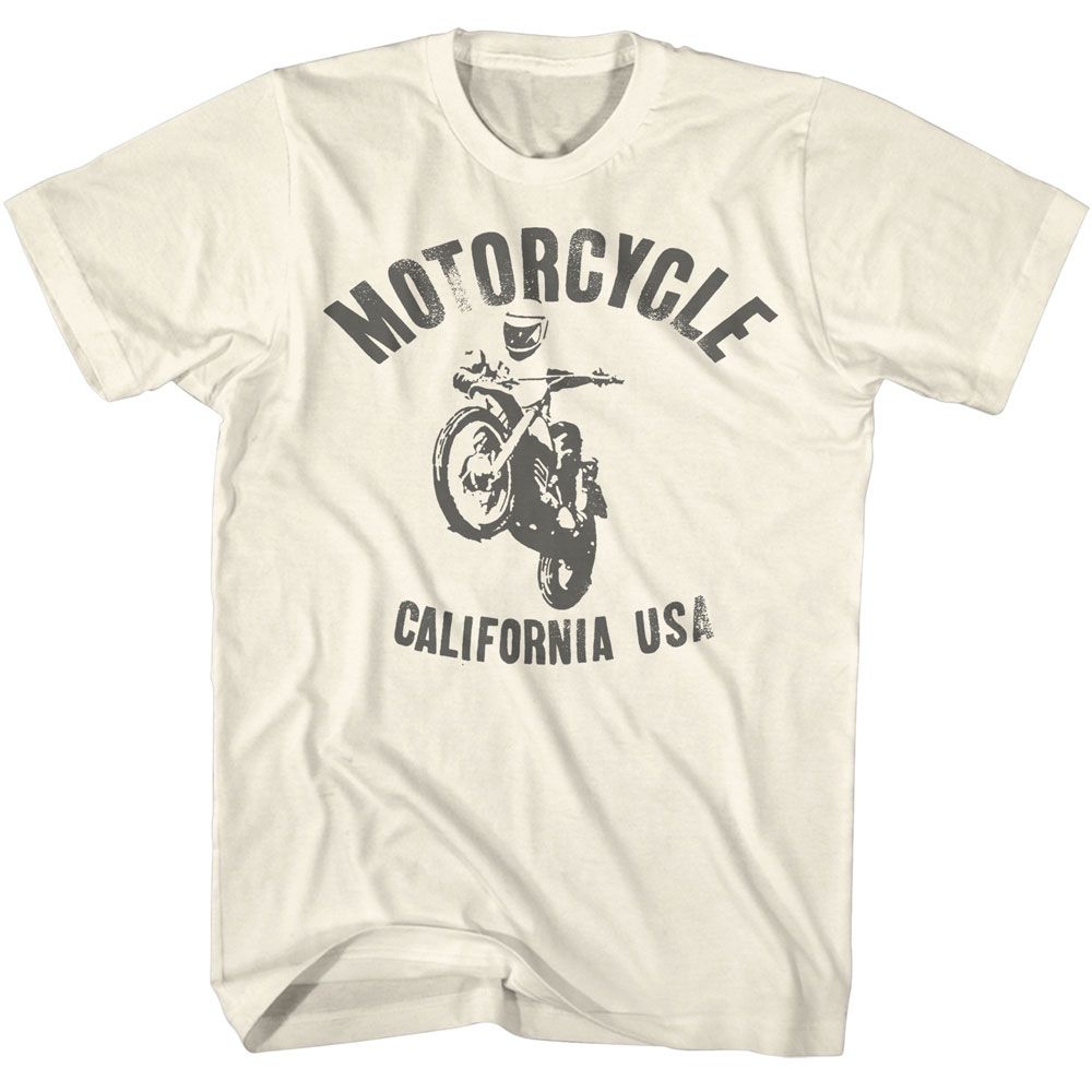 Bruce Brown Films - Moto Cali Usa - Officially Licensed Adult Short Sleeve T-Shirt