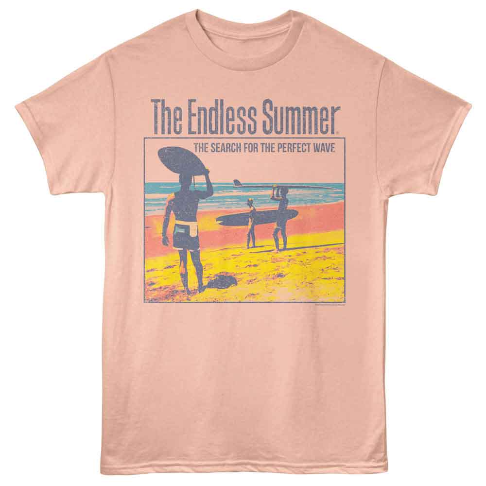 Bruce Brown Films - Bright Summer - Orange - Front Print Solid Adult Unisex Short Sleeve T-Shirt