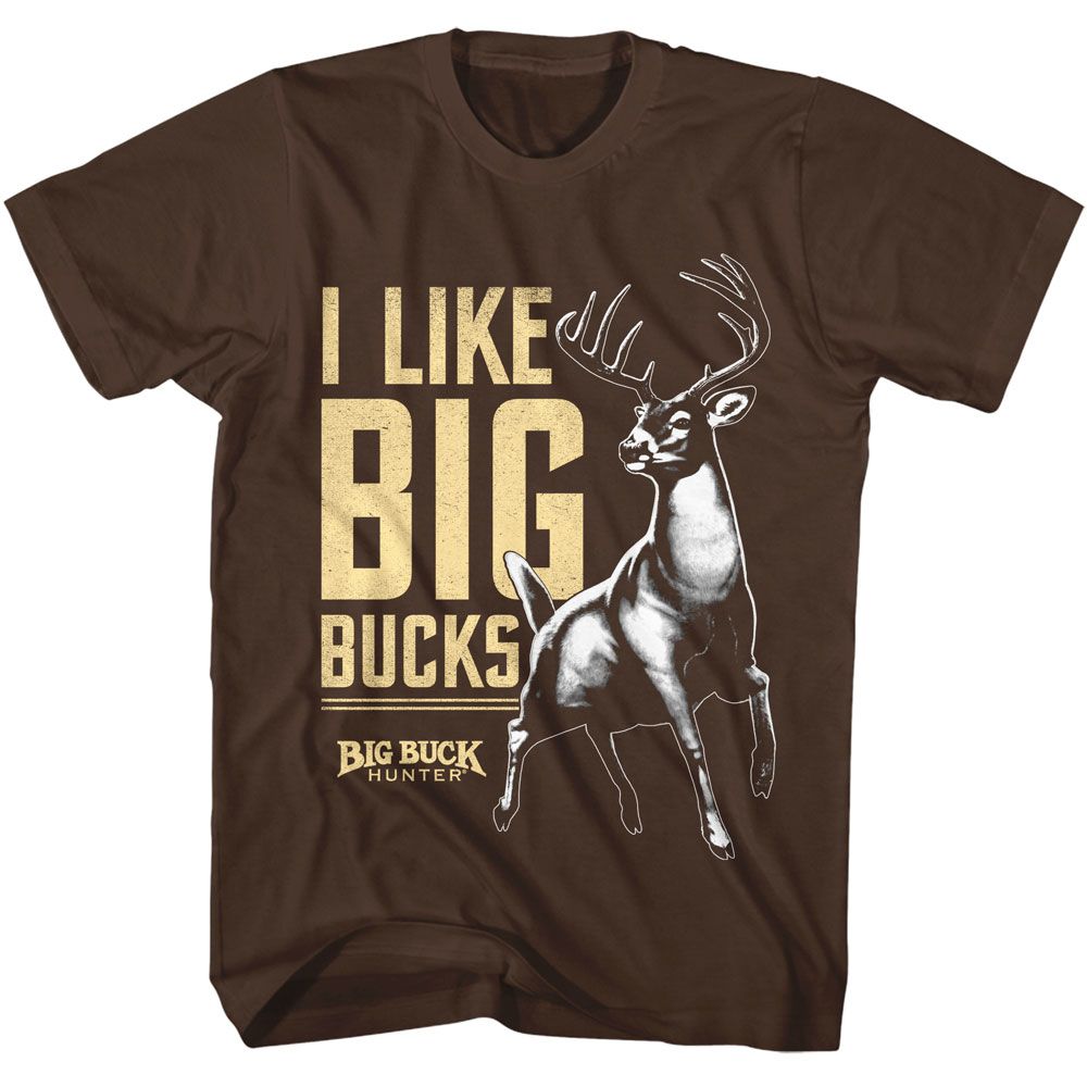 Big Buck Hunter - I Like Big Bucks - American Classics - Adult Short Sleeve T-Shirt