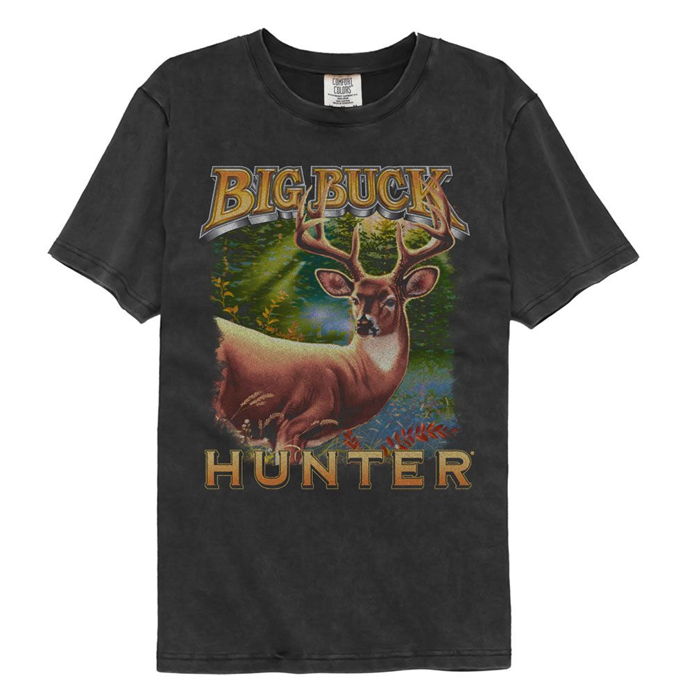 Big Buck Hunter - Art - American Classics - Adult Short Sleeve Comfort Color T-Shirt